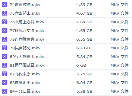 三国演义1994版【大型电视连续剧4K修复，445G极清】全集（特权VIP、至尊VIP免费下载）第9页
